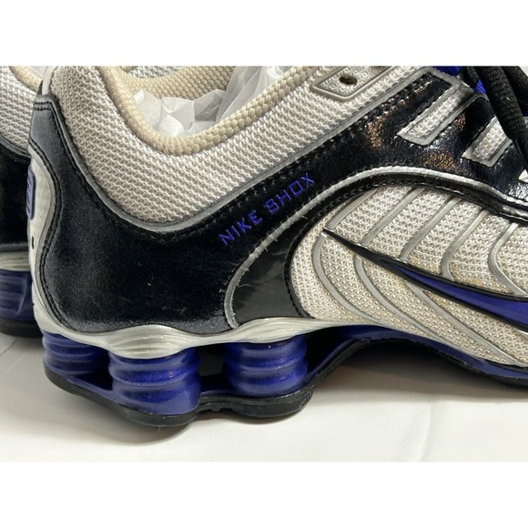 Nike Women's Shox Navina 356918 150 White Concord Purple Black Size 7.5 - Picture 8 of 13